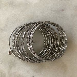 Stella & Dot silver cuff bracelet